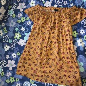 Off the shoulder dress